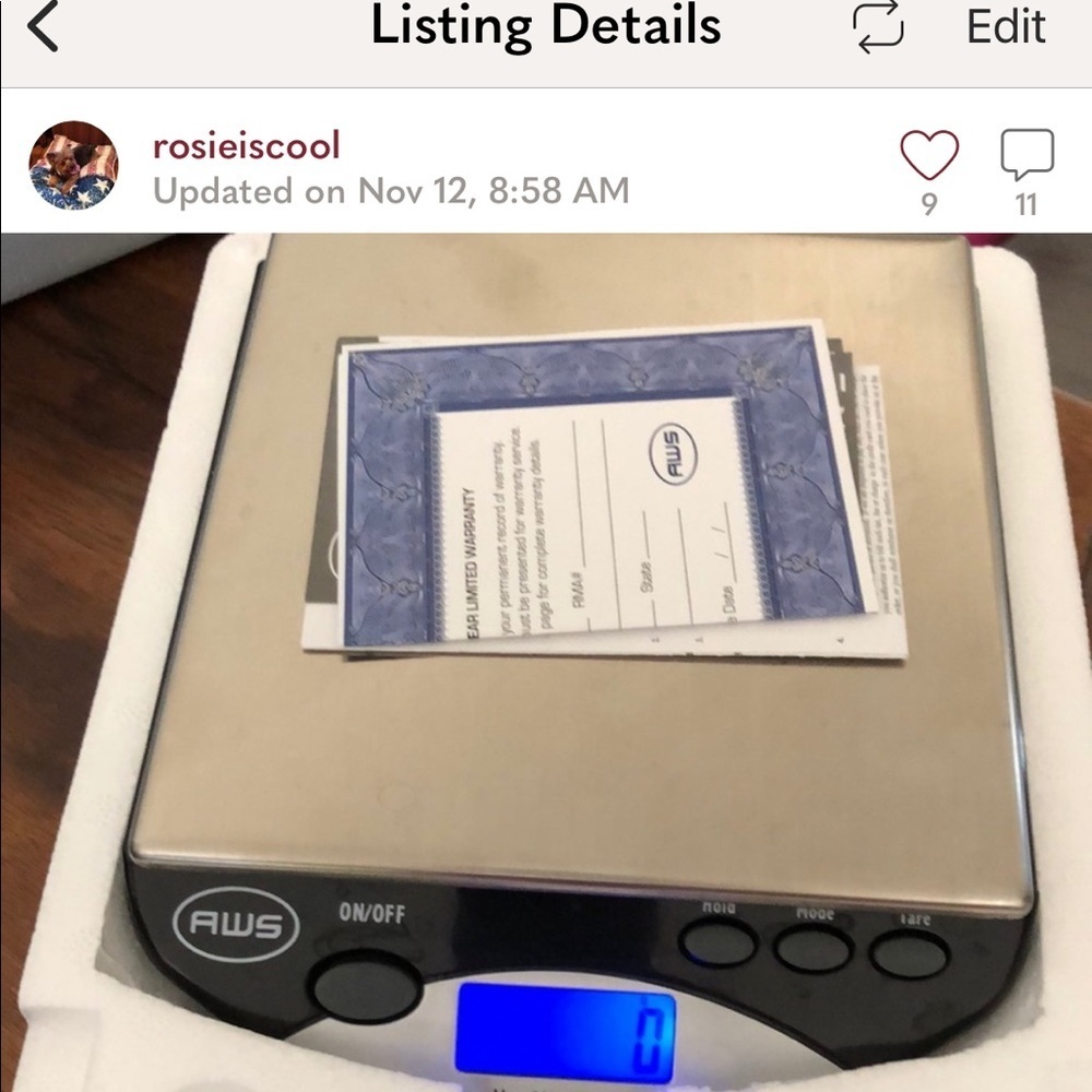 Preloved scale like new